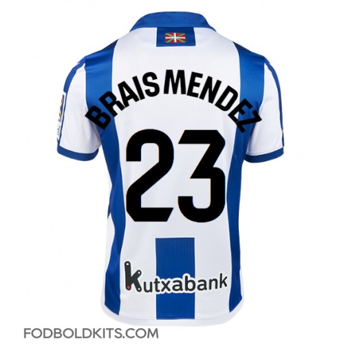 Real Sociedad Brais Mendez #23 Hjemmebanetrøje 2024-25 Kortærmet